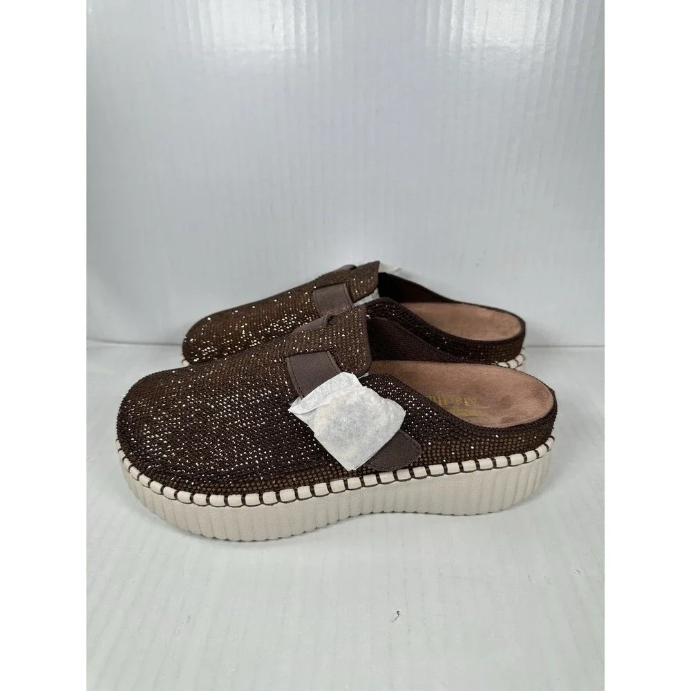 Size 7.5 Skechers Martha Stewart Womens Arch Fit Topangah Slip On Comfort Shoes